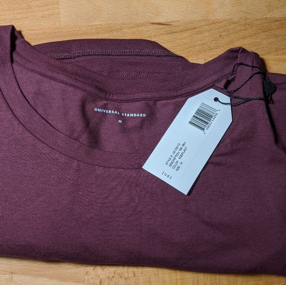 Universal standard Tee Rex eggplant shirt